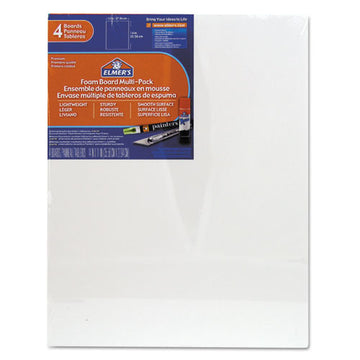 Elmer's® White Pre-cut Foam Board Multi-packs, 11 X 14, 4-pack freeshipping - TVN Wholesale